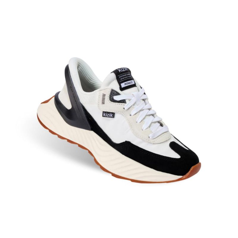 Zapatos Kizik Monaco Hands-Free blanco/negro