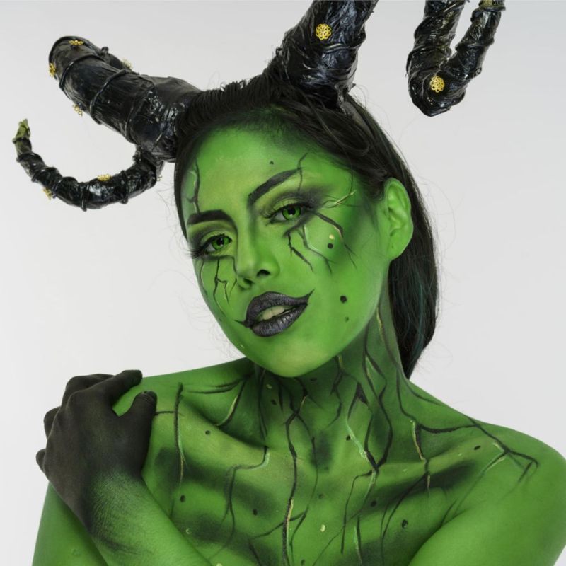Pintura Corporal Spooktacular Creations 30 ml Verde Impermeable