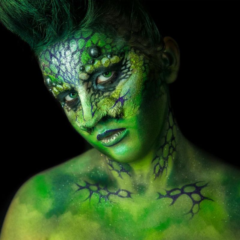 Pintura Corporal Spooktacular Creations 30 ml Verde Impermeable