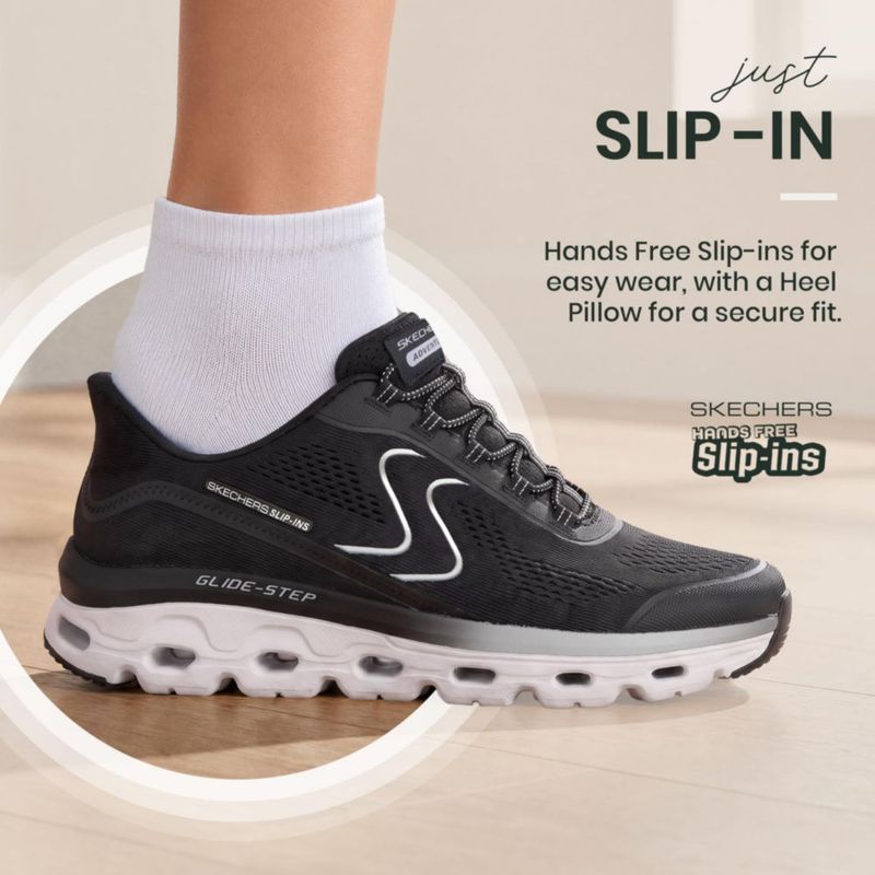 ZAPATILLAS Skechers 7.5W Glide Step Slip-INS BKW