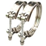 Abrazadera en V GaeaAuto 76 cm 304 Acero Inoxidable - Pack de 2