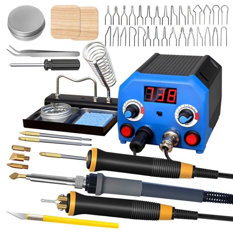 Kit de Pirografía FIRElood 200-750 °C 3 Plumas 37 Puntas