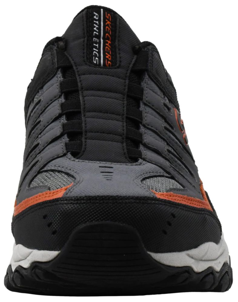 Tenis Skechers Afterburn 27 cm Carbón/Naranja