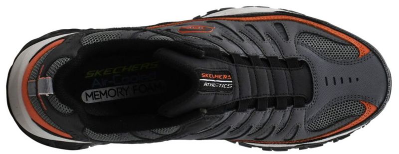 Tenis Skechers Afterburn 27 cm Carbón/Naranja