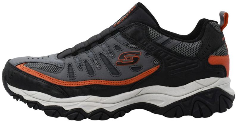 Tenis Skechers Afterburn 27 cm Carbón/Naranja