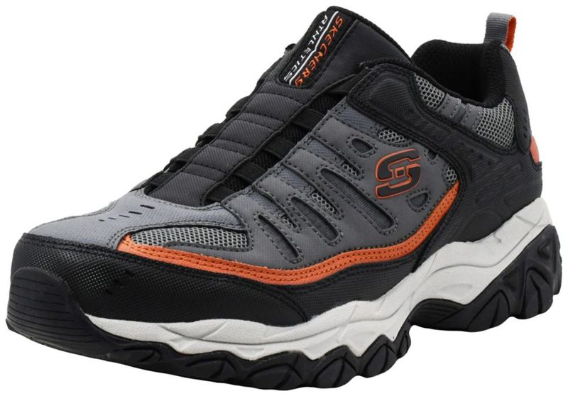 Tenis Skechers Afterburn 27 cm Carbón/Naranja