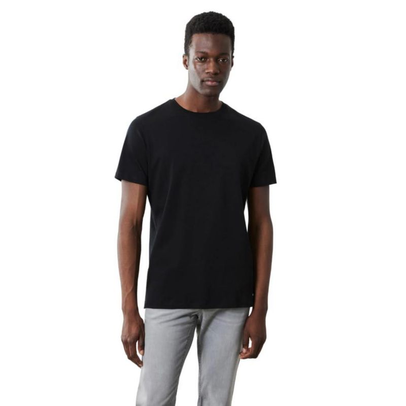 Camiseta Robert Barakett negra de cuello redondo talla grande