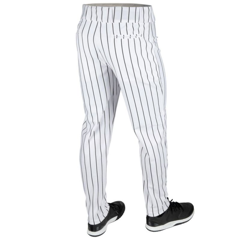 Pantalones de béisbol CHAMPRO Adulto L Blanco/Negro a rayas