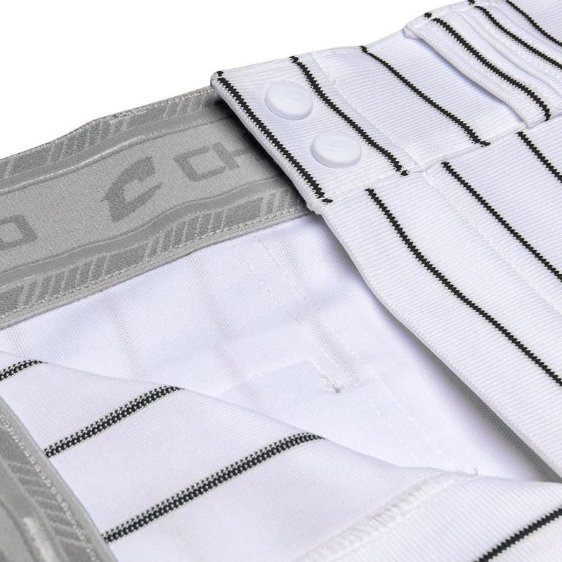 Pantalones de béisbol CHAMPRO Adulto L Blanco/Negro a rayas