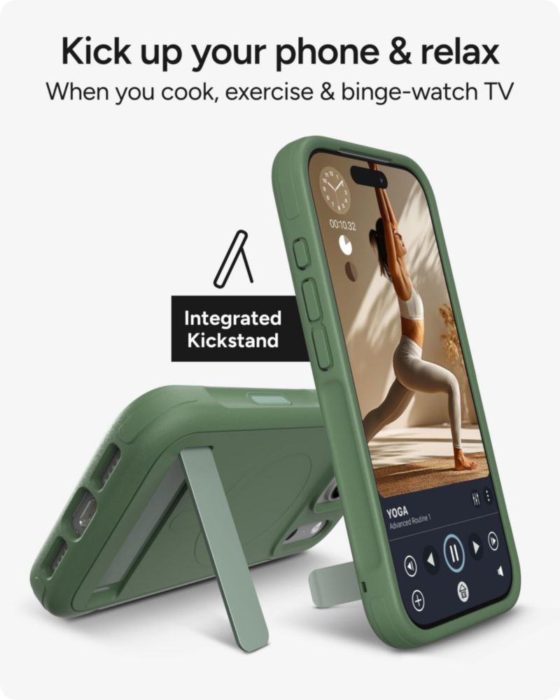 Funda ZAGG Sedona para iPhone 18/17 Pro – Verde