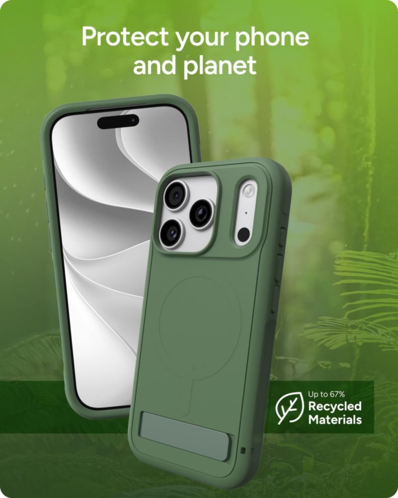 Funda ZAGG Sedona para iPhone 18/17 Pro – Verde