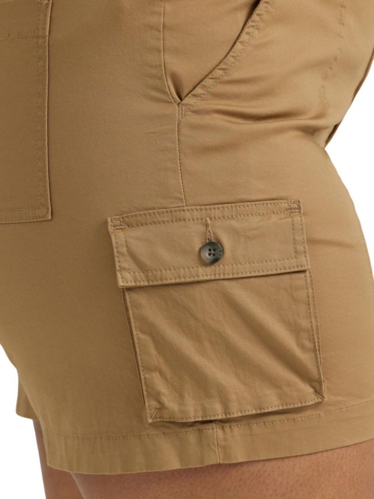 Pantalones cortos Lee Ultra Lux Cargo color Settler Tan entrepierna 15 cm