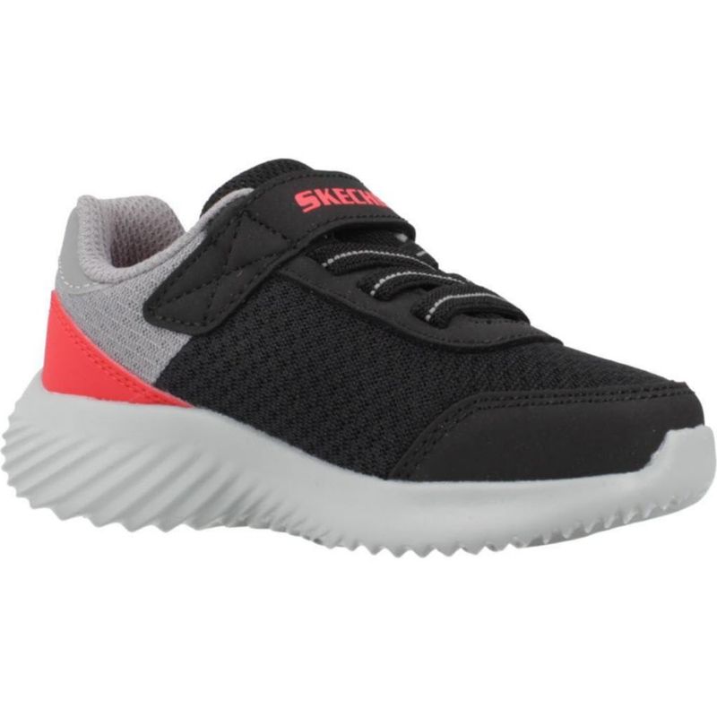 Zapatilla infantil Skechers Kids talla 10 negro/rojo