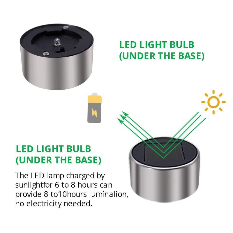 Luces solares Dream Master 37 cm pack de 12 luz blanco cálido