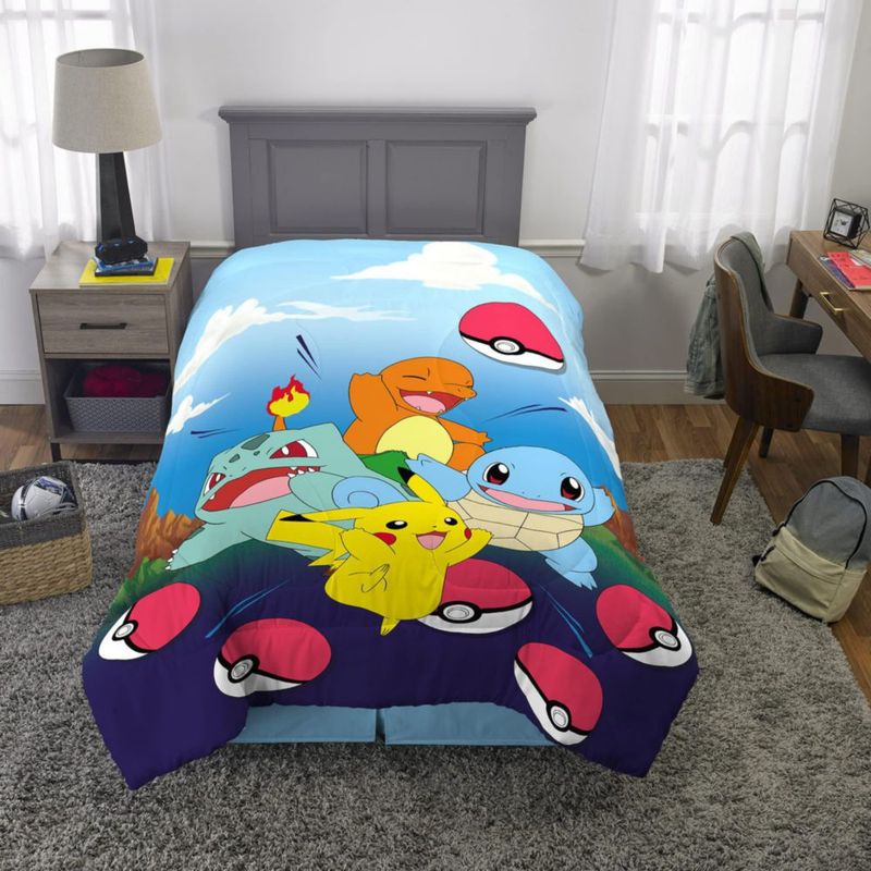Edredón Franco Twin/Full 183 cm Pokémon reversible