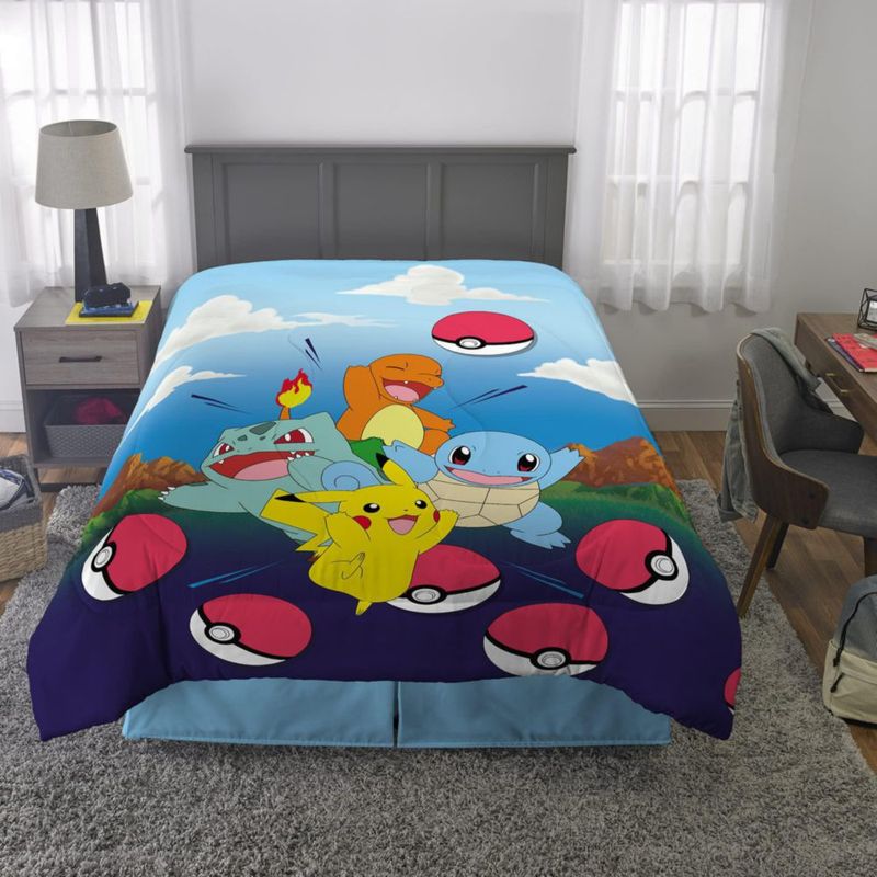 Edredón Franco Twin/Full 183 cm Pokémon reversible