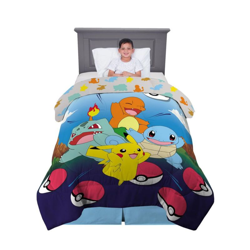 Edredón Franco Twin/Full 183 cm Pokémon reversible