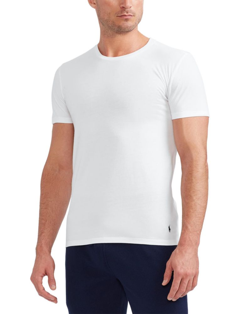 Camiseta Polo Ralph Lauren 1X Tall Blanco/Azul Marino