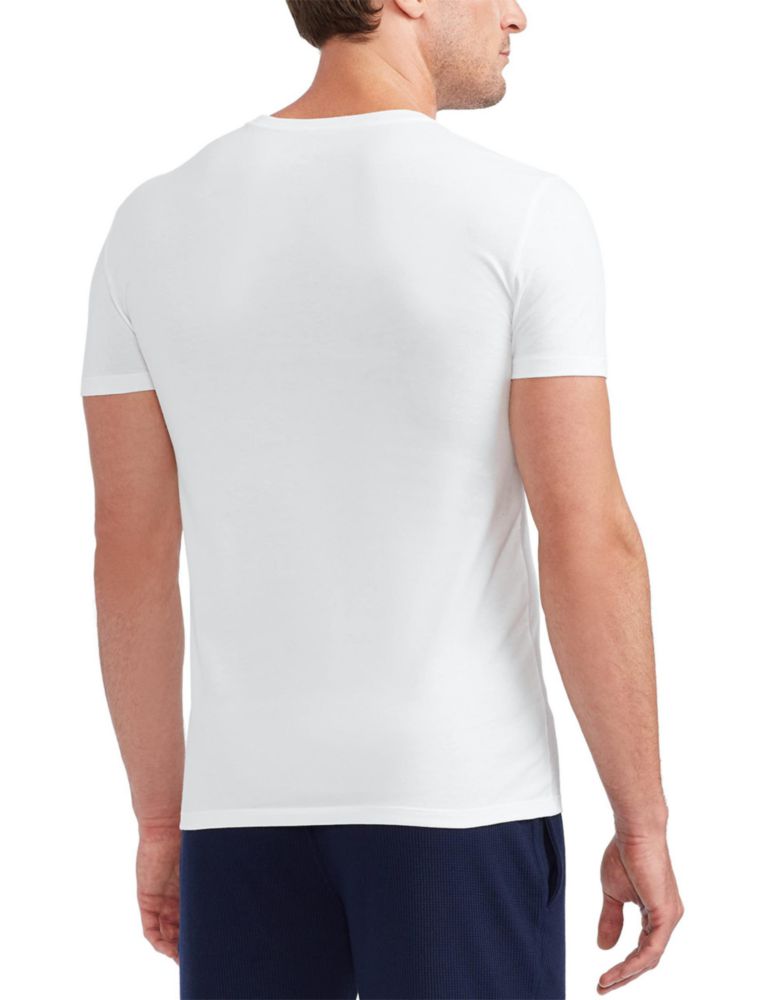Camiseta Polo Ralph Lauren 1X Tall Blanco/Azul Marino