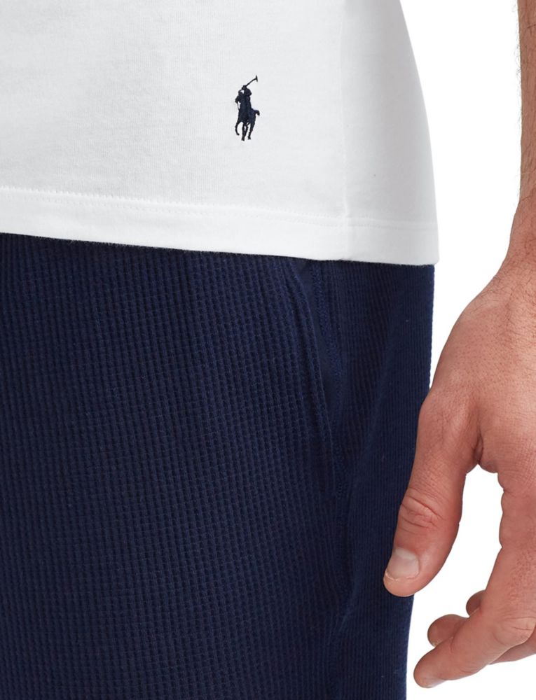 Camiseta Polo Ralph Lauren 1X Tall Blanco/Azul Marino