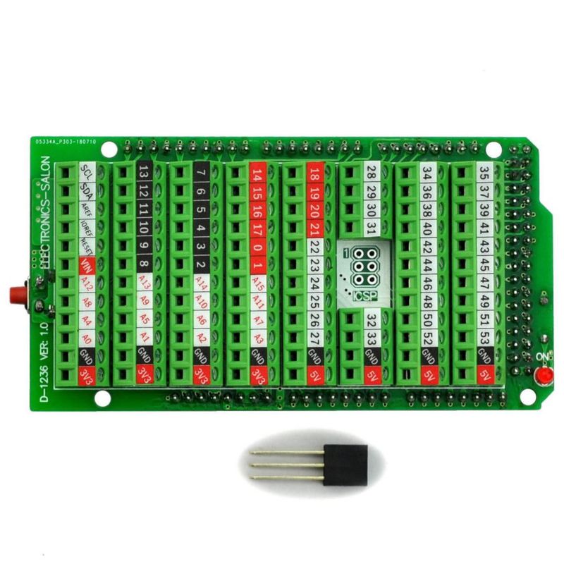 Bloque de Terminales Electrónicos-Salon para Arduino MEGA-2560