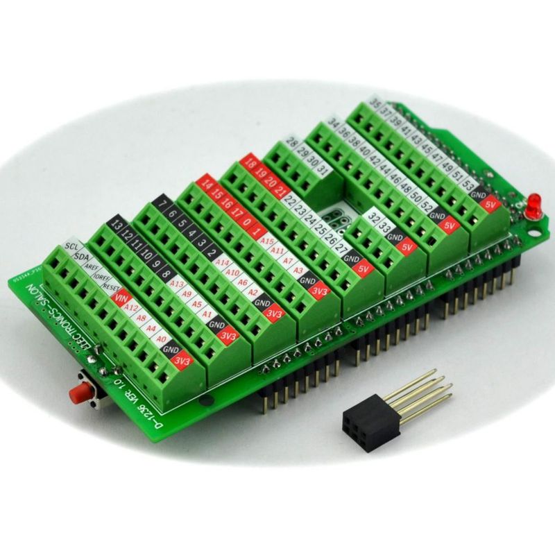 Bloque de Terminales Electrónicos-Salon para Arduino MEGA-2560