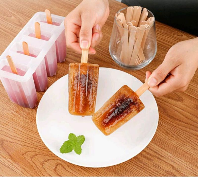 Palitos de Manualidades AMKOSKR 20 cm – Pack de 200 piezas de madera