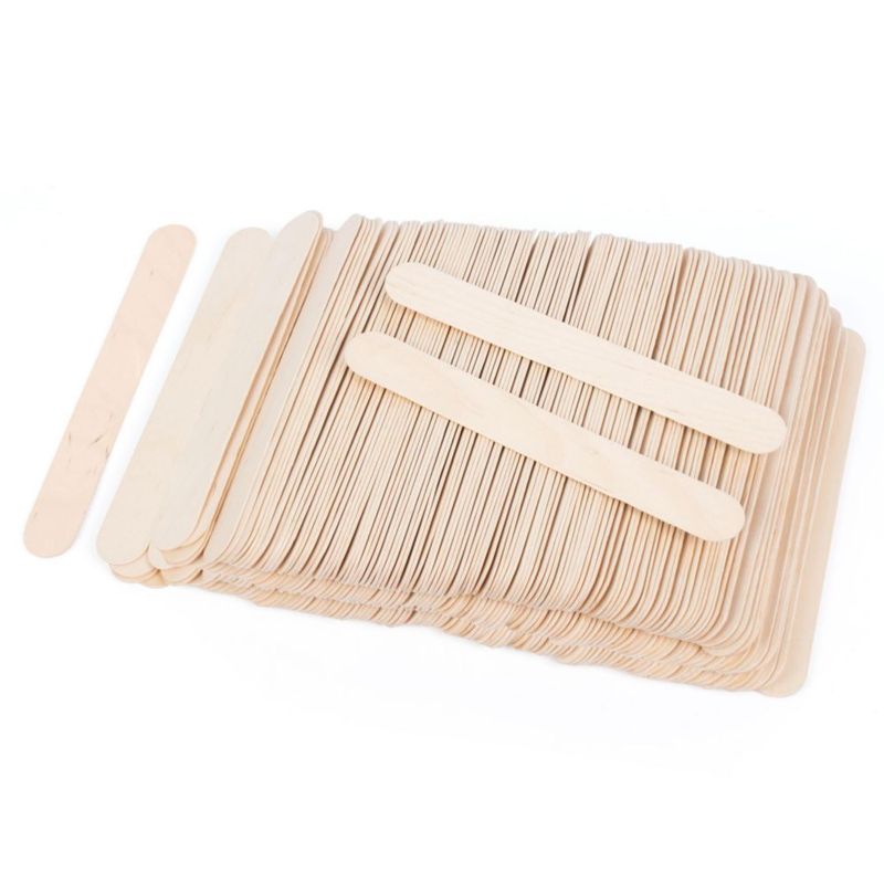Palitos de Manualidades AMKOSKR 20 cm – Pack de 200 piezas de madera