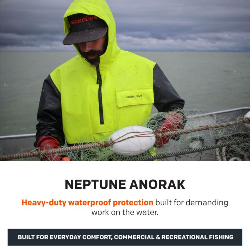 Anorak Grundéns Neptune Naranja Talla S