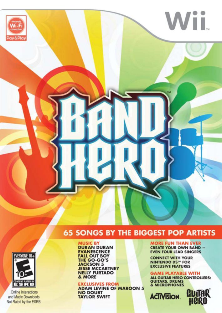 Videojuego ACTIVISION Band Hero Taylor Swift para Wii