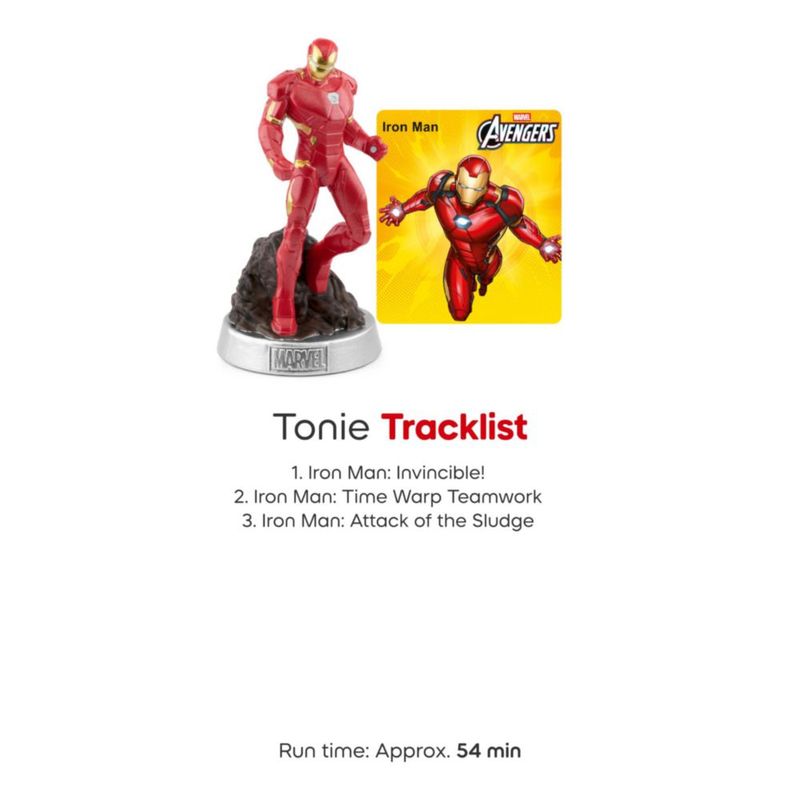 Figura de acción Tonies Marvel Pack de 3: Spider-Man Iron Man y Capitán América (Sam Wilson)