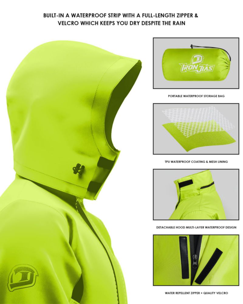 Traje impermeable para motocicleta IRON JIA'S