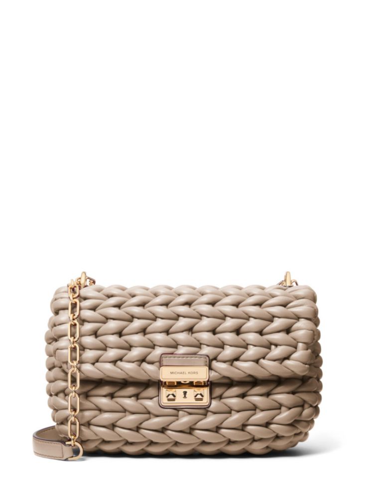 Bolso Michael Kors Tribeca Grande en Abedul con Acabado Dorado