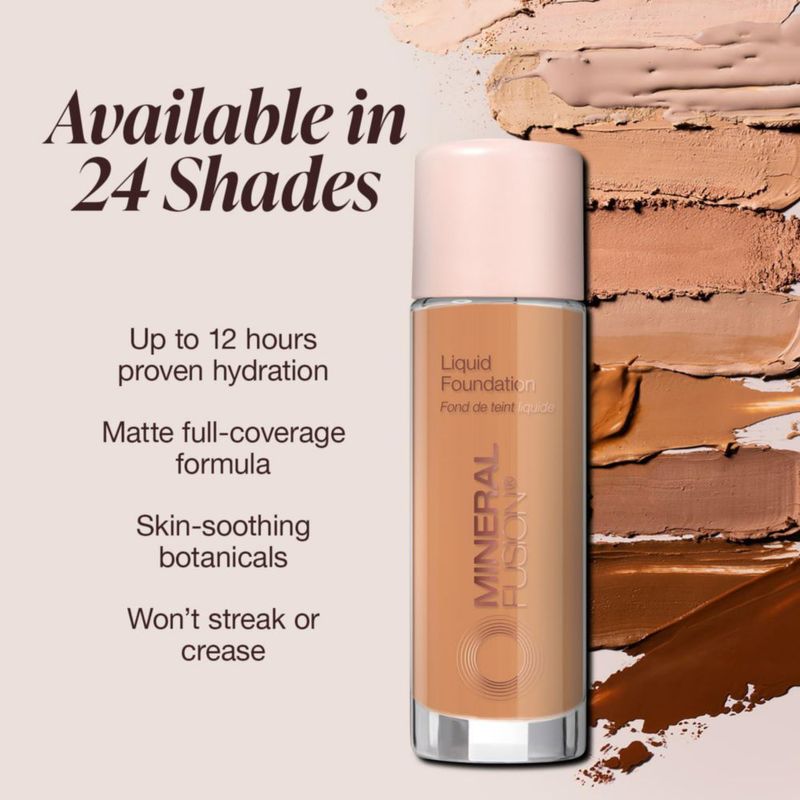 Base Mineral Fusion 30 ml Warm 2 – Complexión media con matices dorados