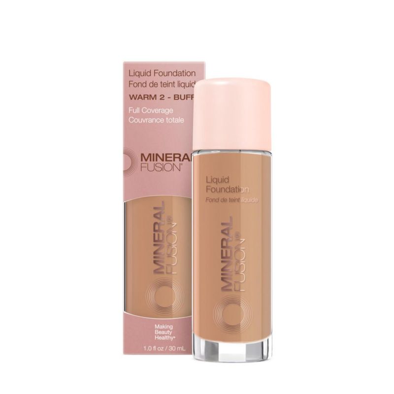 Base Mineral Fusion 30 ml Warm 2 – Complexión media con matices dorados