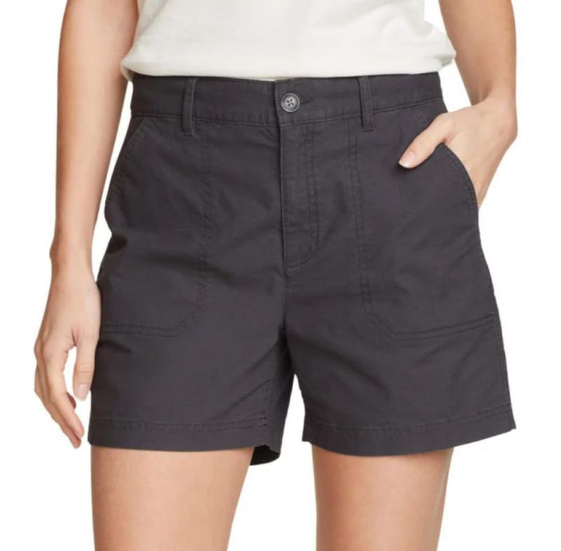 SHORTS Eddie Bauer 10 Negro Stretch Ripstop