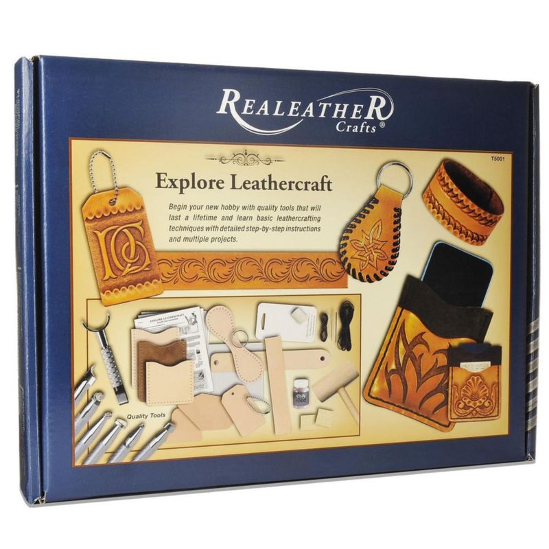 Kit de marroquinería Realeather Explore para principiantes