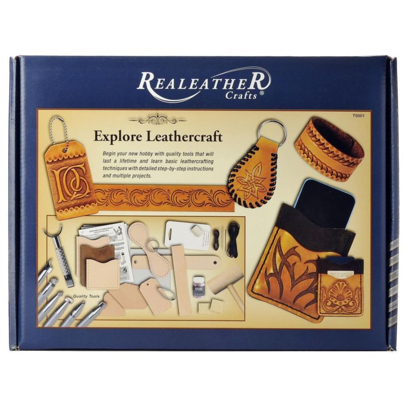 Kit de marroquinería Realeather Explore para principiantes