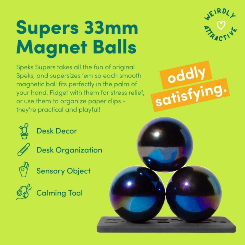 Pelotas magnéticas Fidget Toy Speks Supers para adultos y adolescentes