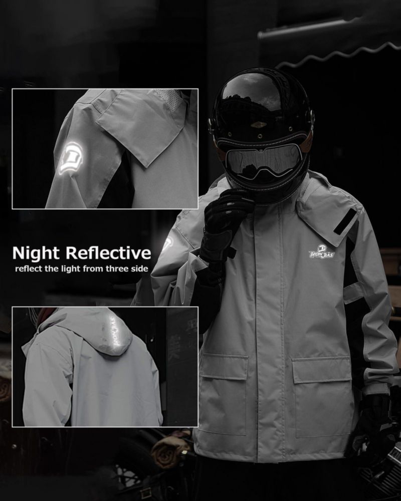 Equipo de lluvia IRON JIA'S - Traje impermeable para motocicleta