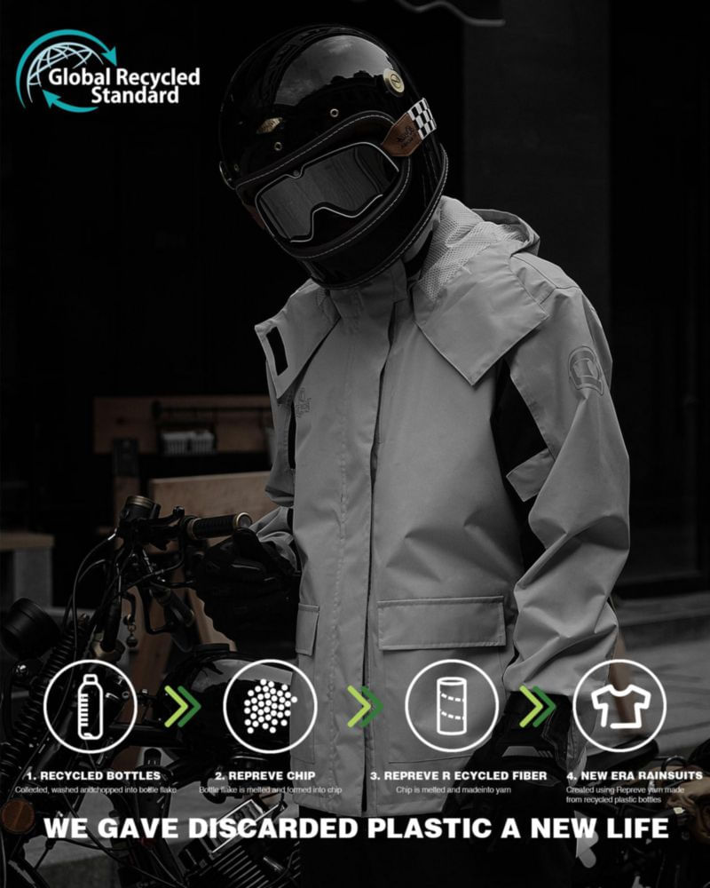 Equipo de lluvia IRON JIA'S - Traje impermeable para motocicleta