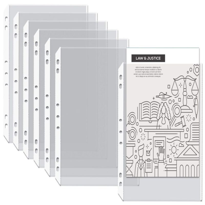 Protectores de hojas transparentes GOLD SEAL 21x36 cm 100 unidades