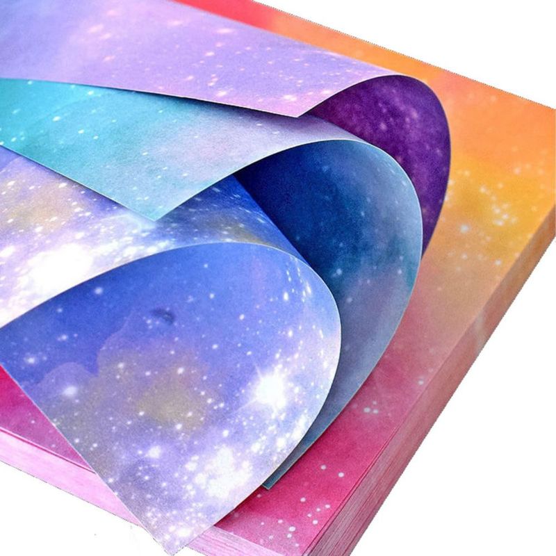 Papel para origami Teniinet 95 × 95 cm 200 hojas Estrellado