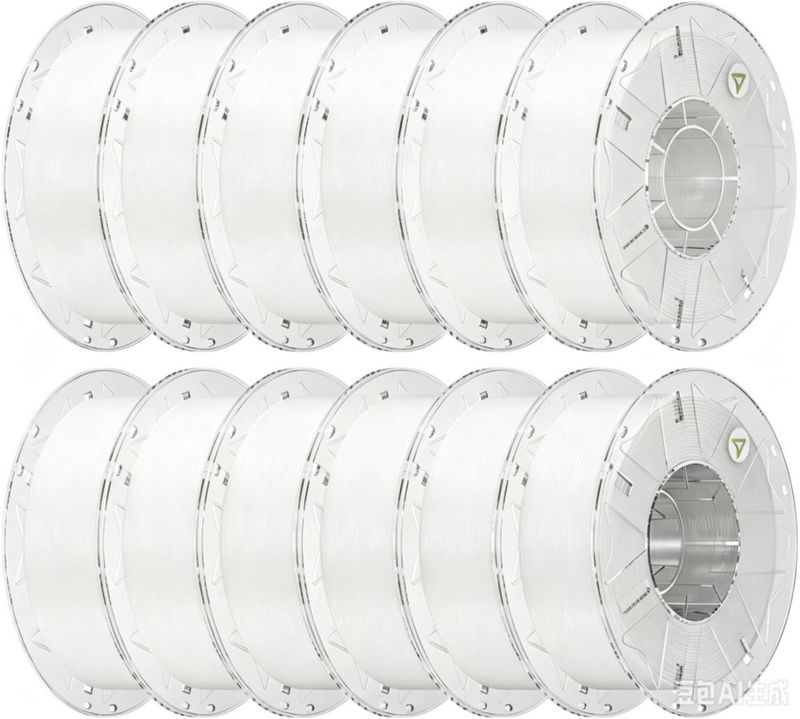 Filamento PLA Creality 175 mm 12 kg Pack de 12 (Blanco)