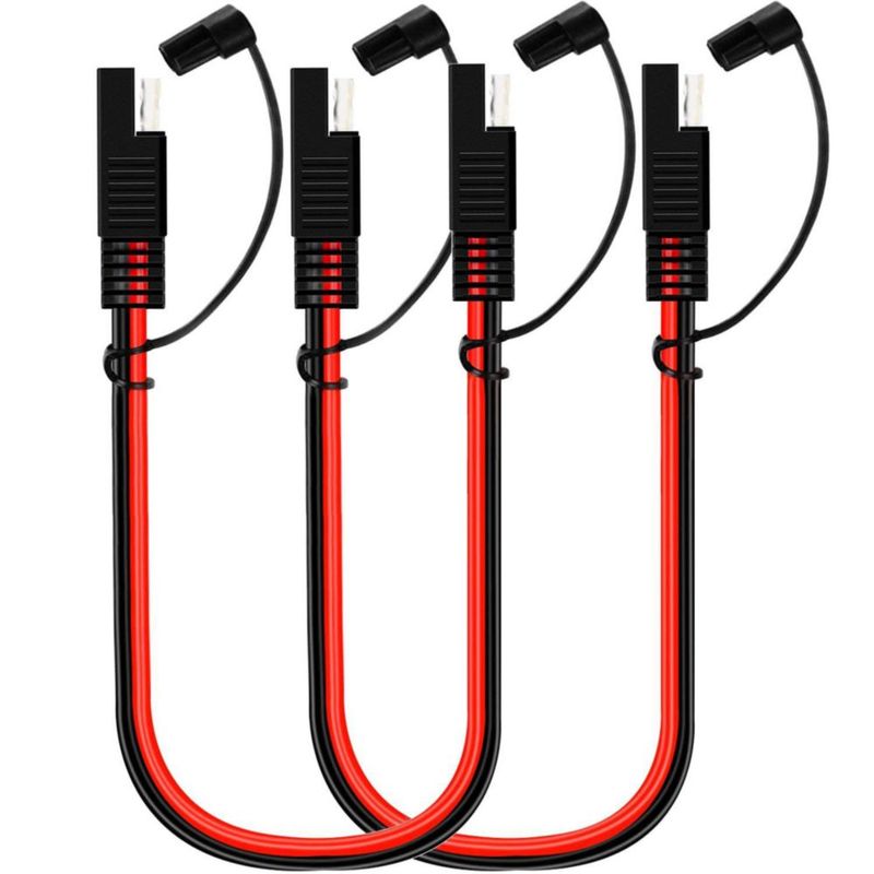 Conector SAE FLAPRV 12V 2 pines 30 cm impermeable - Juego de 2