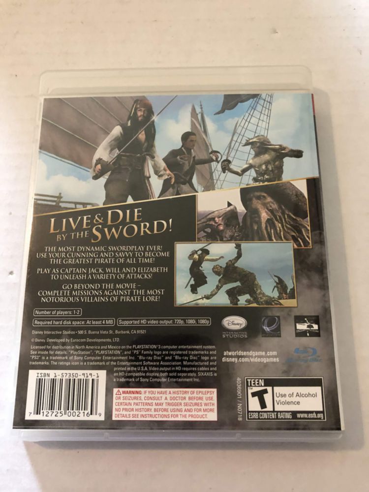 Videojuego Disney Interactive Piratas del Caribe: En el fin del mundo