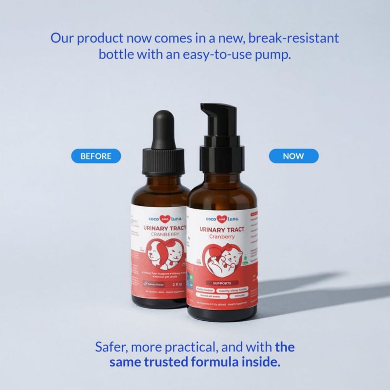 Suplemento para Gatos Coco and Luna 60 ml de Arándano – Salud del Tracto Urinario