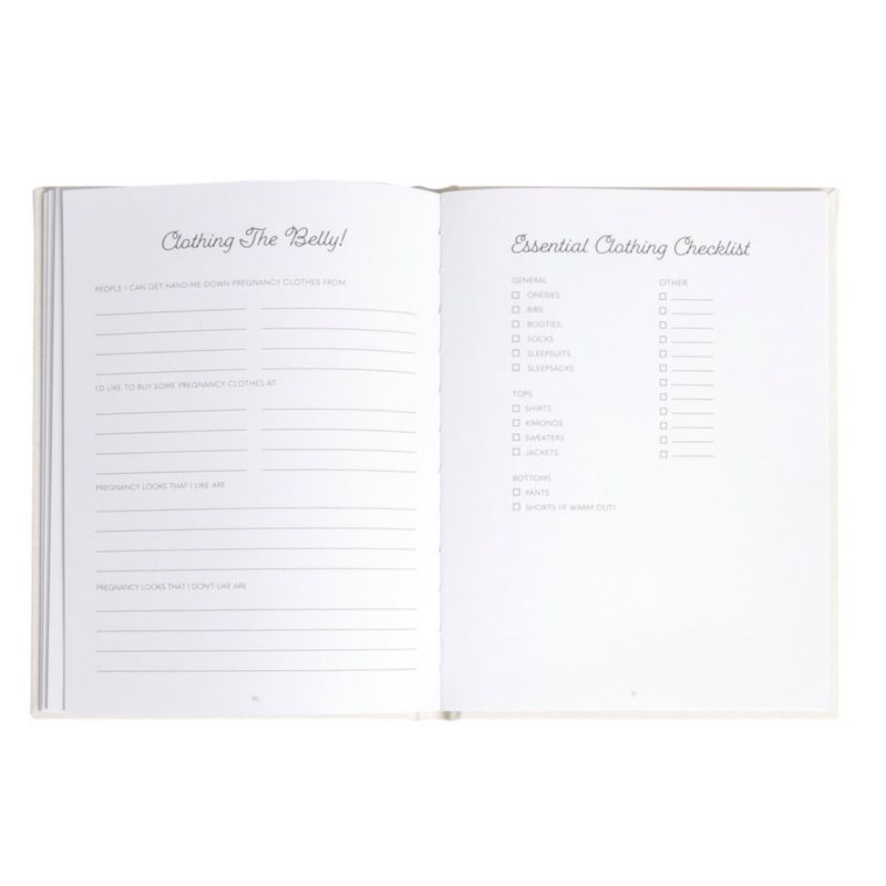 Diario de Embarazo Pearhead 15x10 cm Páginas Guiadas