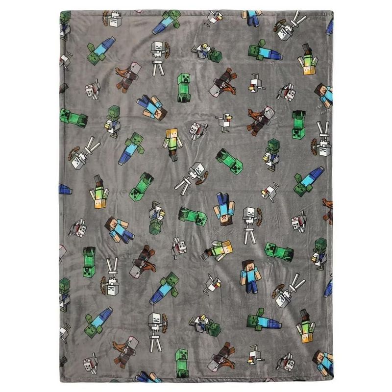 Manta Bioworld 114x152 cm Minecraft Creeper de Forro Polar