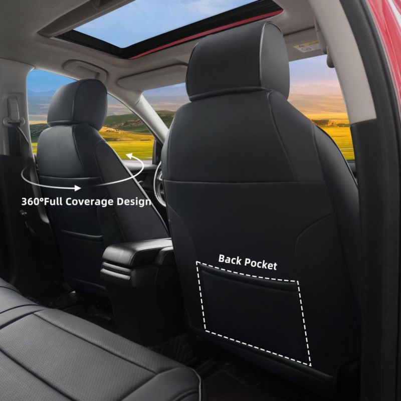 Fundas de asiento Lolcar para Honda Civic 2016-2021 de cuero 5 plazas